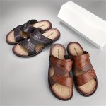 Men's Solid Color Open Toe Breathable Sandals Comfy Non Slip Casual Durable Beach Water Shoes Men's Summer Footwear