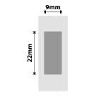 NB395 - - B18 N1 - 9X22MM - 250 Silver Labels