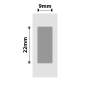 NB395 - NIIMBOT - B18 / N1 - 9X22MM - 250 SILVER LABELS