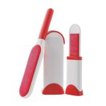 Reusable Pet Hair Remover Brush With Double Sided Self-cleaning Base
