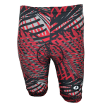 Funky Cycling Shorts - Red Sound Waves - Mens S - 30