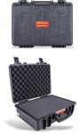 Tork Craft Hard Case 460X355X175MM Od With Foam Black Water & Dust Proof