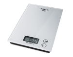 Taurus Kitchen Scale Digital Battery Operated Glass White 5KG 3V Easy Scale - 990717