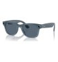 Ray-ban - Wayfarer Smart Glasses Standard Matte Jeans/polarized Dusty Blue