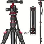 1 Set Professional Complete Tripod Units 210.06CM Camera Tripod Stand 210.82 Cm Dslr Tripods & Monopods Heavy Duty Travel Tripod