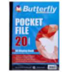 A4 Display File 20 Pockets