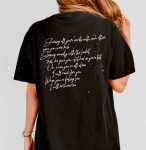 I Will Be There Too Front And Back Print T-Shirt