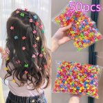 50PCS Small Candy Color Hair Clips Cute And Fashion Hair Accessories For Girls