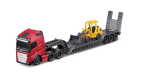 Volvo Truck With Low Loader And 3" Vehicle