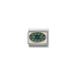 Composable Classic Link Blue And Green Oval