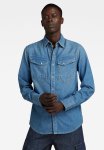 G-star Raw Slim Denim Shirt Asinart 8OZ Denim - Faded Cricket Blue