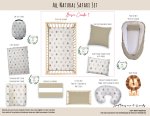 Cot Duvet Bedding All Natural Safari Set