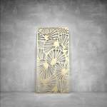 Laser Cut Screen - Design 089 - 1040 X 535 X 20 Matt Silver Indoor