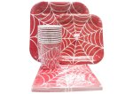 The Amazing Spider-man Paperplate Set Red 40PC Set