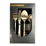 Cutlery Set 16PCS Stainless Steel Gold Plated