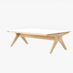 Lean Desk - The Ultimate Team Office Desk - Matt White Top
