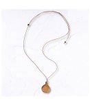 Wooden Bottle Pendant Necklace - Toast Free