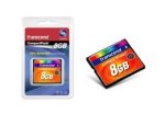 Transcend Ultra Performance 133X Speed Compact Flash Card - 8GB