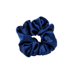 Silk Scrunchie - Navy