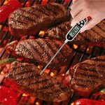1PC Food Thermometer Digital Instant Read Meat Thermometer Electronic Kitchen Thermometer With Lcd Display And Probe For Bbq Mea