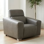 Grey Modern Accent Armchair - Stylish Comfort For Any Space