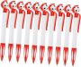 10 Pcs Ballpoint Pens Unique Soccer Design Smooth Writing For Office