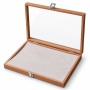 Jewellery Organiser Display Box With Clear Lid And Soft Lining