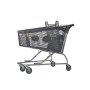 Steel And Plastic Shopping Trolley – Plastic – Hybrid – 180L – Colour Options