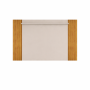 Yb Ambiente Trend Extensible Wall Mounted Panel Cedro/bali Flatpack