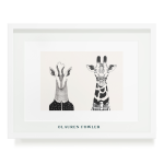 Bokkie & Giraffe Art Print