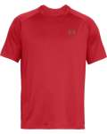 Men's Ua Tech 2.0 Short Sleeve - Red Sm