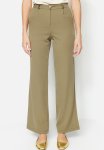Wide Leg Trousers - Green