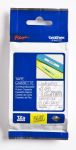 Brother TZE-135 White On Clear Laminated Tape 12MM