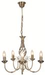 Eurolux - Olivia 5 Light Chandelier - Antique Brass