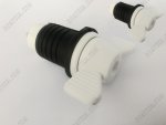 Rubber Drain Plug Pair - White 22MM