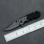 Edc Stainless Steel Pocket Knife With Belt Cutter