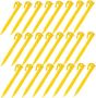 50PCS Plastic Tent Stakes Heavy Duty Serrated Ground Pegs For Camping