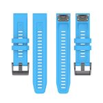 Watch Strap For Garmin Fenix 7X 6X 5X - 26MM Light Blue
