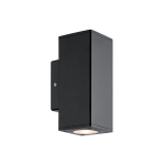 LED Wall Light Square Up down GU10 R331 Matt Black