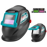 Total Tools Helmet Welding Auto Darkening 90X35MM