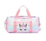 Kids Unicorn Twinkle Wet And Dry Overnight Gym Bag