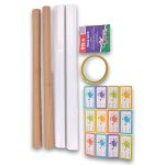Brown Kraft Book Cover Pack 15 Piece