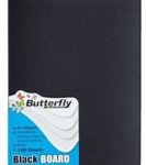 Board – A3 160GSM Bright – Pack Of 100 Black – BRD304BLK