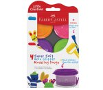 Little Creatives Modelling Dough Neon Glitter - Set Of 4