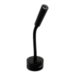 Lumeno Reading Light 12V Goose Neck 15CM Black