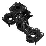Kombiuda Wheelchair Cane Holder 2PCS Walker Crutch Stand Cane Storage Holder For Mobility Scooter Easy Install