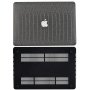 Heartdeco Pu Leather Case Hard Shell For Macbook Air 13INCH - Croc