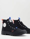PALLADIUM Mens Pampa Mono Metro Shoes In Black - Black 12