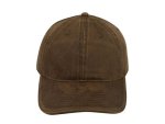 Dual Tone Oil Skin 6 Panel Cap