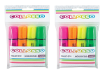 Highlighters Chisel Tip - Wallet Of 4 - Pack Of 2